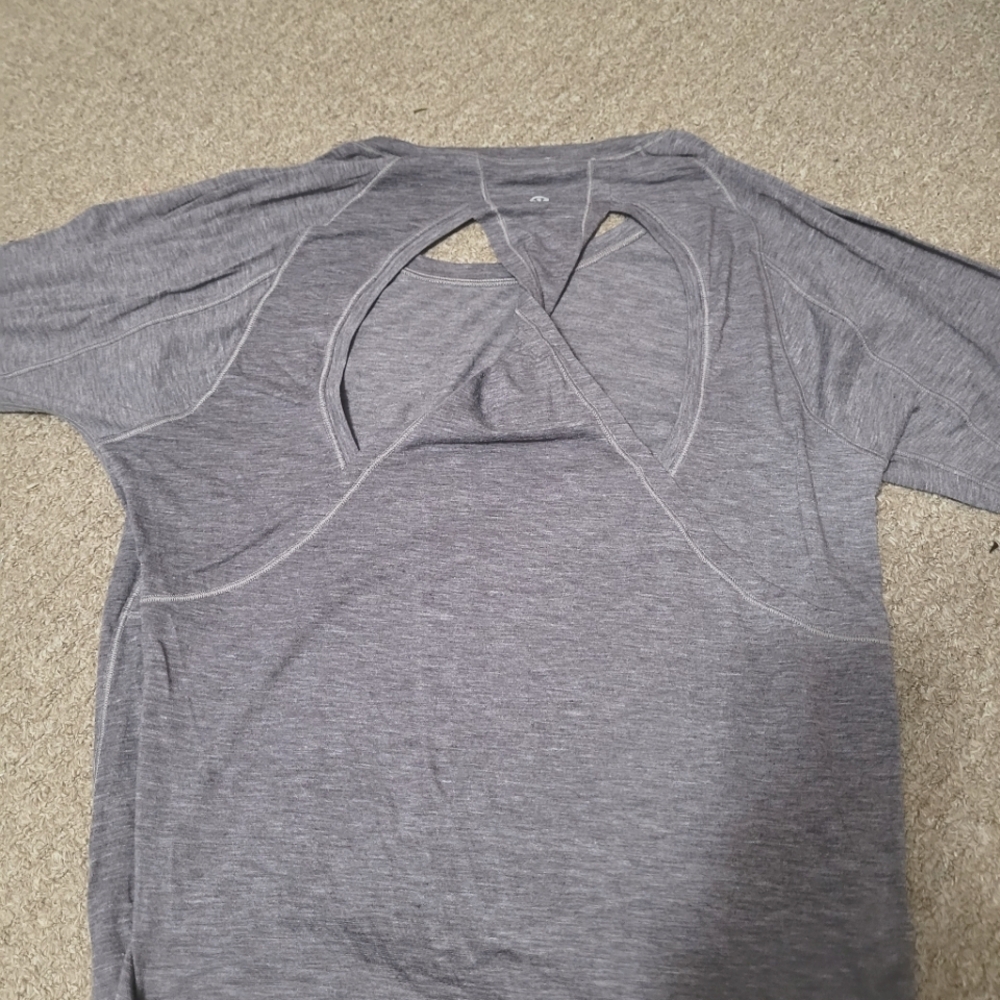 Lululemon grey Long sleeve